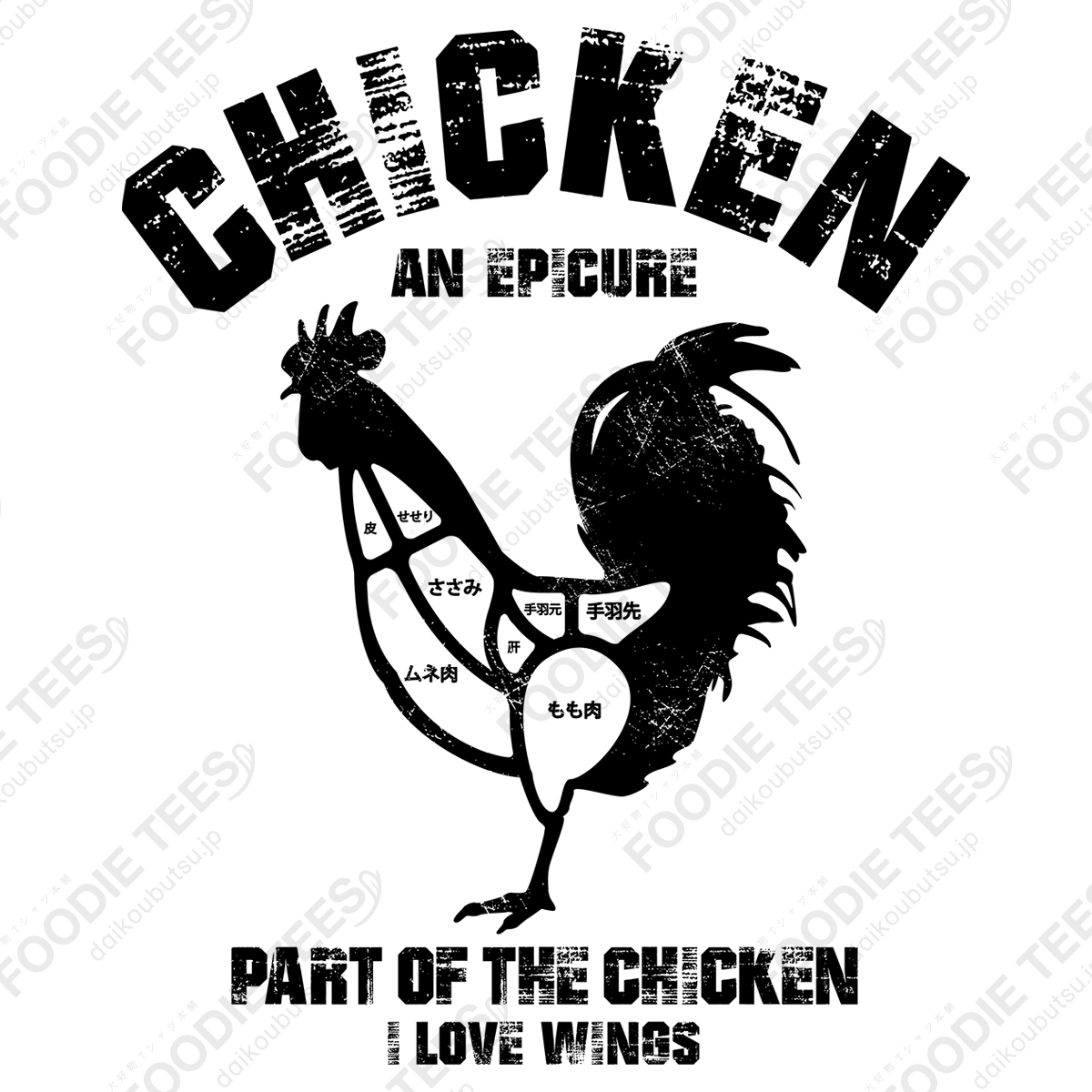 I LOVE 鶏肉!鶏肉の部位 ヴィンテージstyle